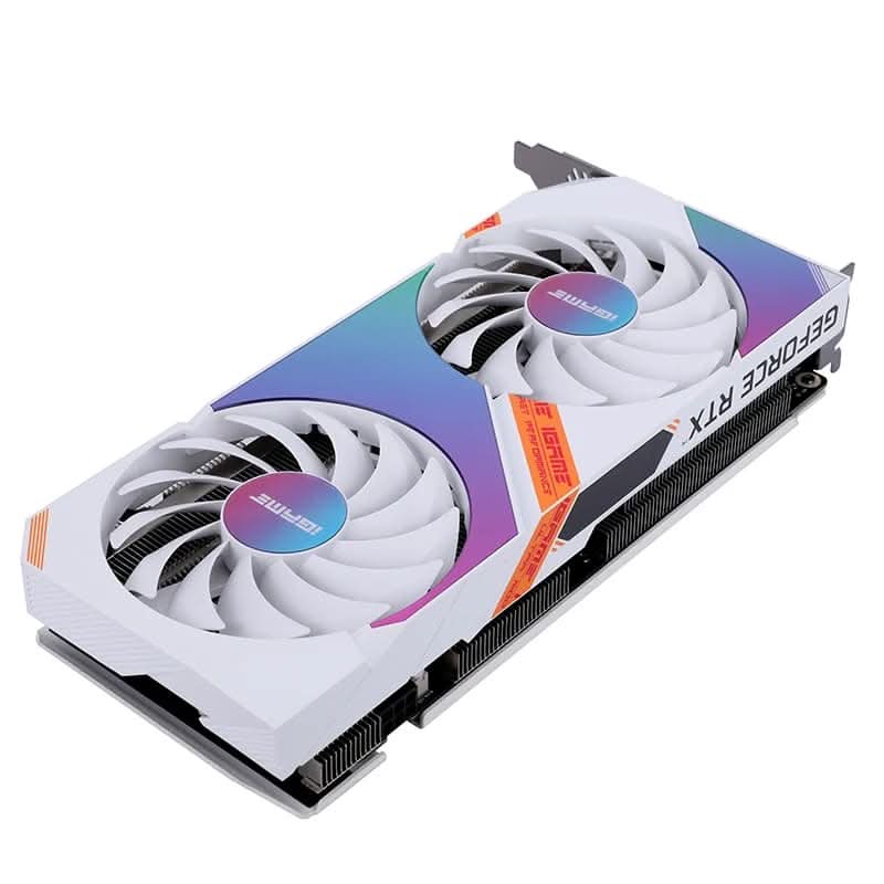 COLORFUL GEFORCE RTX 3050 8GB IGAME ULTRA OC DUO GRAPHIC CARD WHITE - SWIFT PERIPHERALS107733