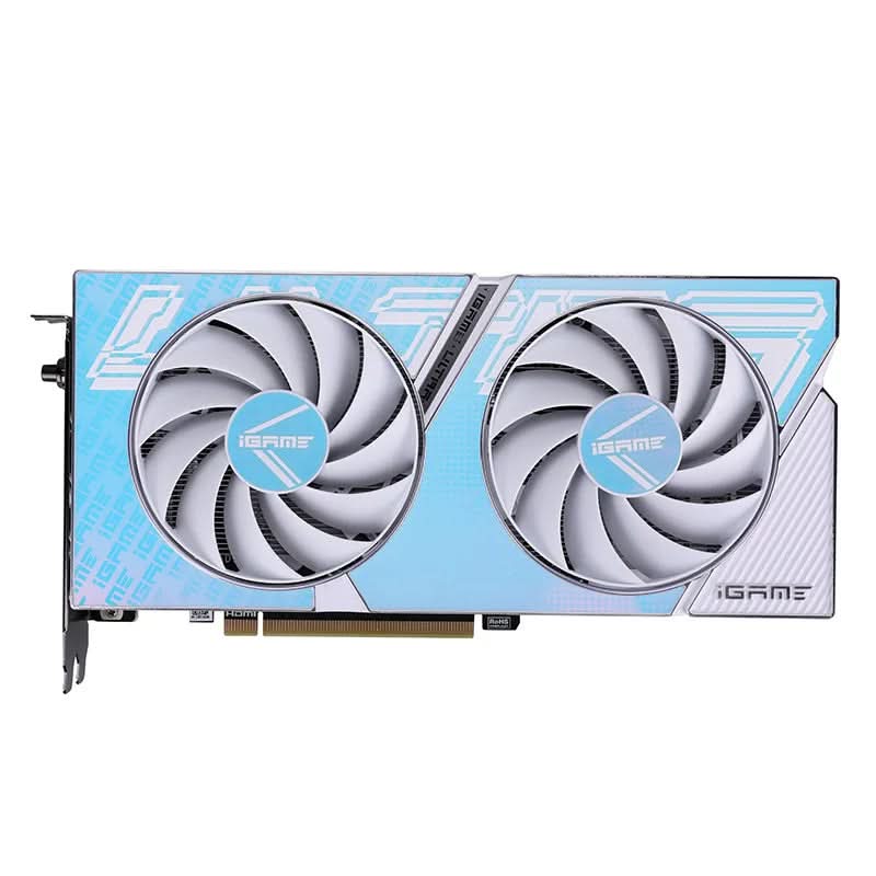 COLORFUL GEFORCE RTX 4060 8GB IGAME ULTRA OC DUO GRAPHIC CARD WHITE - SWIFT PERIPHERALS1086482