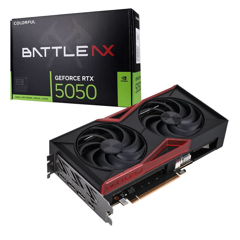 COLORFUL GEFORCE RTX 5050 BATTLE AX NB DUO 8GB - V GRAPHIC CARD - SWIFT PERIPHERALS1094714