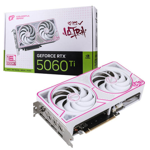 COLORFUL IGAME GEFORCE RTX 5060 TI DUO ULTRA W OC 16GB - V WHITE GRAPHIC CARD - SWIFT PERIPHERALS1093487