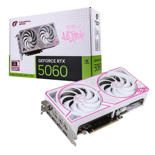 COLORFUL IGAME GEFORCE RTX 5060 ULTRA W DUO OC 8GB - V WHITE GRAPHIC CARD - SWIFT PERIPHERALS1094140