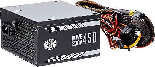 COOLER MASTER 450W MWE450 80 PLUS BRONZE NON MODULAR SMPS - SWIFT PERIPHERALS101784