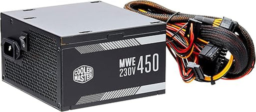 COOLER MASTER 450W MWE450 80 PLUS BRONZE NON MODULAR SMPS - SWIFT PERIPHERALS101784