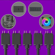 COOLER MASTER ARGB SPLITTER 1 TO 5 CABLE - SWIFT PERIPHERALS1092942