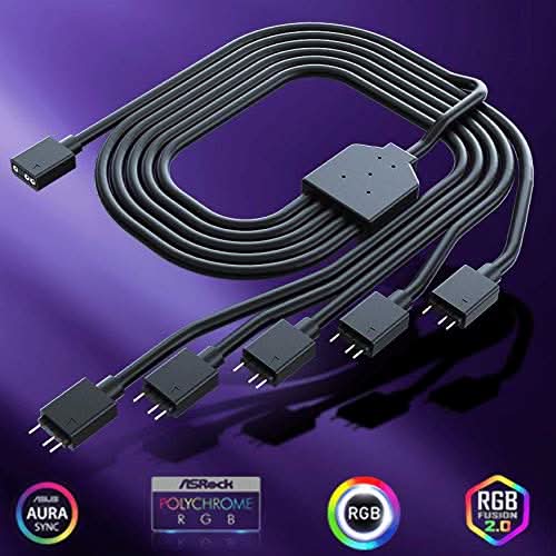 COOLER MASTER ARGB SPLITTER 1 TO 5 CABLE - SWIFT PERIPHERALS1092942