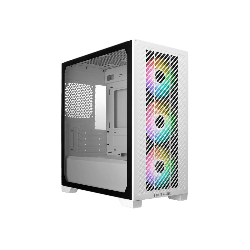 COOLER MASTER ELITE 301 ARGB (M - ATX) MINI TOWER CABINET (WHITE) - SWIFT PERIPHERALS1089365