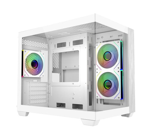 COOLER MASTER ELITE 481 WOOD COMPUTER CASE - WHITE - SWIFT PERIPHERALS1095185
