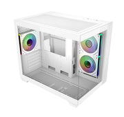 COOLER MASTER ELITE 481 WOOD COMPUTER CASE - WHITE - SWIFT PERIPHERALS1095185