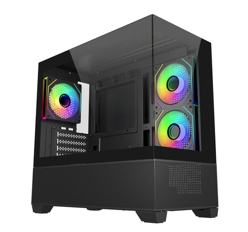 COOLER MASTER ELITE 490 COMPUTER CASE ARGB BLACK - SWIFT PERIPHERALS1094518