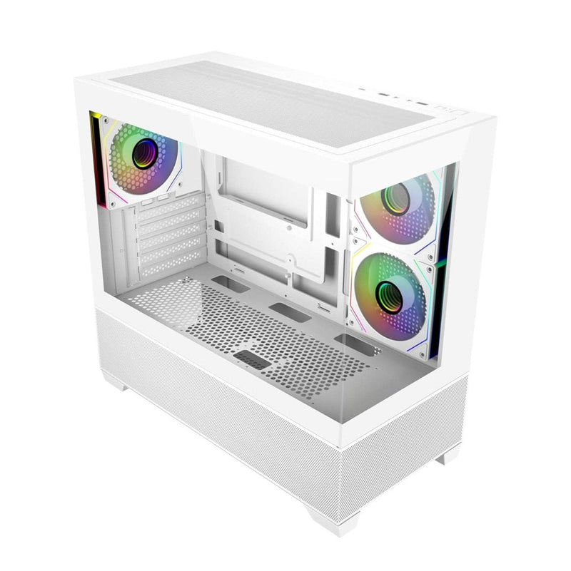 COOLER MASTER ELITE 490 COMPUTER CASE - WHITE - SWIFT PERIPHERALS1094521