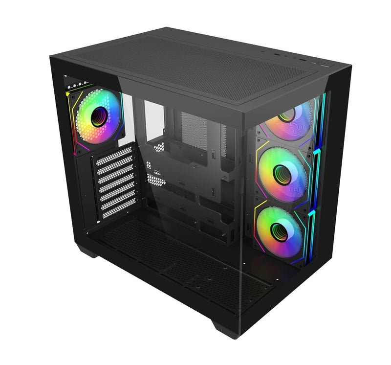 COOLER MASTER ELITE 681 COMPUTER CASE ARGB BLACK - SWIFT PERIPHERALS1094519