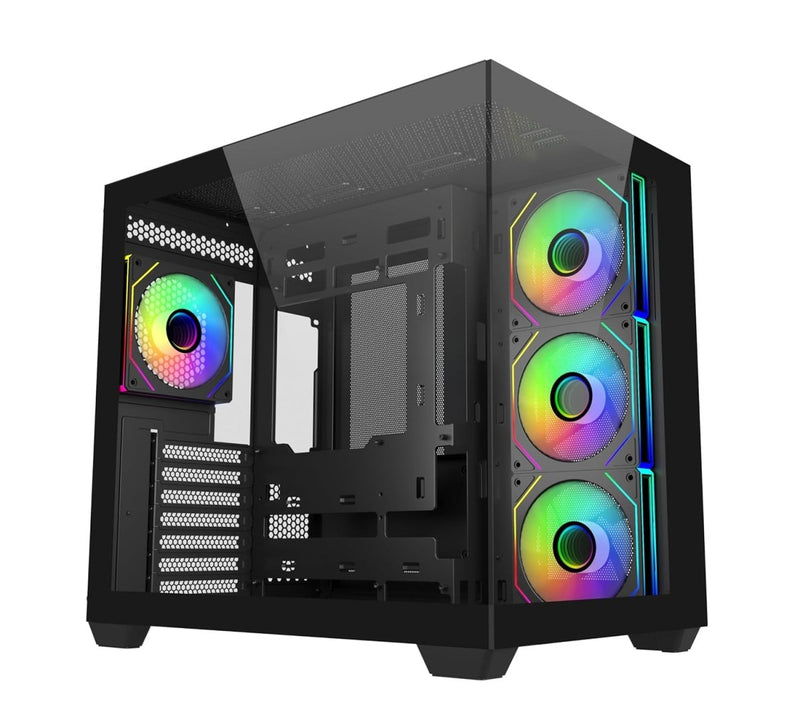 COOLER MASTER ELITE 681 COMPUTER CASE ARGB BLACK - SWIFT PERIPHERALS1094519