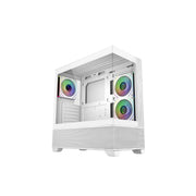 COOLER MASTER ELITE 690 WOOD WHITE ARGB ATX MID TOWER CASE - SWIFT PERIPHERALS1095186