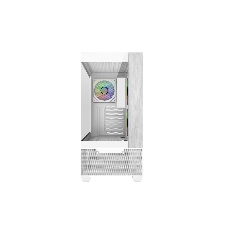 COOLER MASTER ELITE 690 WOOD WHITE ARGB ATX MID TOWER CASE - SWIFT PERIPHERALS1095186