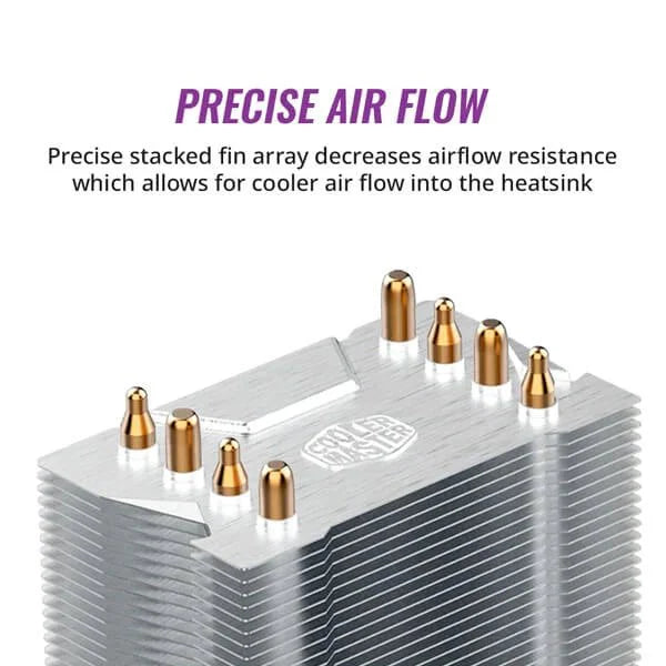 COOLER MASTER HYPER 410R RGB CPU AIR COOLER - SWIFT PERIPHERALS100780