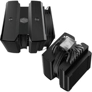COOLER MASTER MASTERAIR MA824 STEALTH 120MM DUAL TOWER CPU AIR COOLER (MAM - D8PN - 318PK - R1) - SWIFT PERIPHERALSCooler-028
