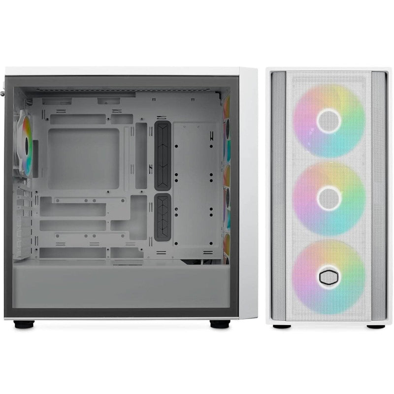 COOLER MASTER MASTERBOX MB600 MID - TOWER CABINET WHITE - SWIFT PERIPHERALS1089197