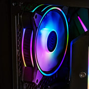 Cooler Master MasterFan MF120 Halo 120mm Case Fan 3 in1 Pack with Dual Loop ARGB Lighting and Low Noise Design - SWIFT PERIPHERALSMFL-B2DN-183PA-R1