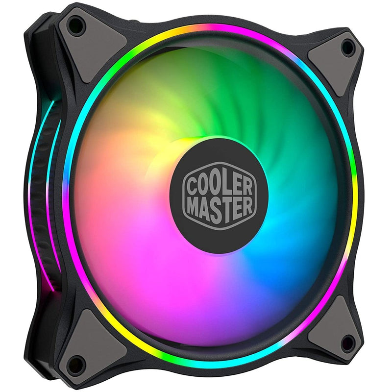 Cooler Master MasterFan MF120 Halo 120mm Case Fan 3 in1 Pack with Dual Loop ARGB Lighting and Low Noise Design - SWIFT PERIPHERALSMFL-B2DN-183PA-R1