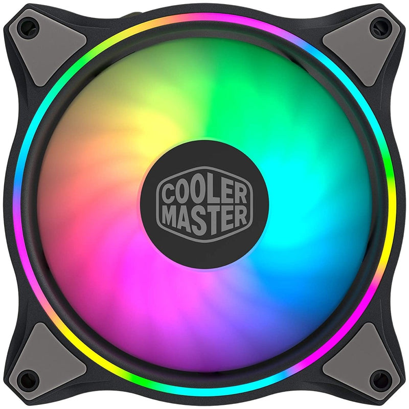 Cooler Master MasterFan MF120 Halo 120mm Case Fan 3 in1 Pack with Dual Loop ARGB Lighting and Low Noise Design - SWIFT PERIPHERALSMFL-B2DN-183PA-R1
