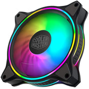 Cooler Master MasterFan MF120 Halo 120mm Case Fan 3 in1 Pack with Dual Loop ARGB Lighting and Low Noise Design - SWIFT PERIPHERALSMFL-B2DN-183PA-R1