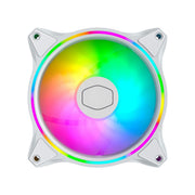 Cooler Master MasterFan MF120 Halo 3in1 White Edition CPU Case Fan with ARGB Controller - SWIFT PERIPHERALSMFL-B2DW-183PA-R1