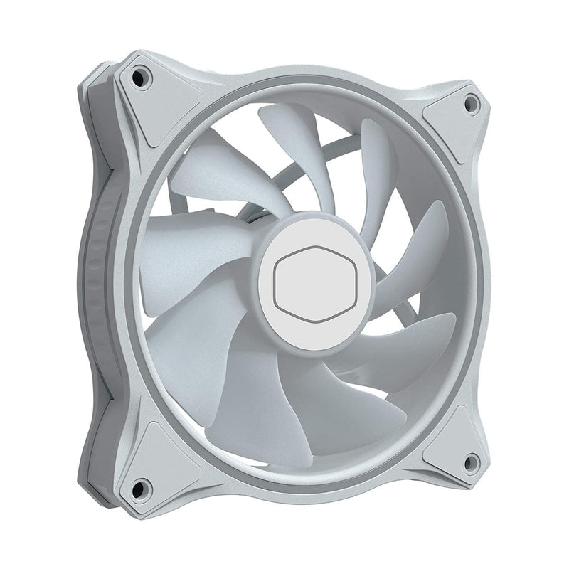 Cooler Master MasterFan MF120 Halo 3in1 White Edition CPU Case Fan with ARGB Controller - SWIFT PERIPHERALSMFL-B2DW-183PA-R1