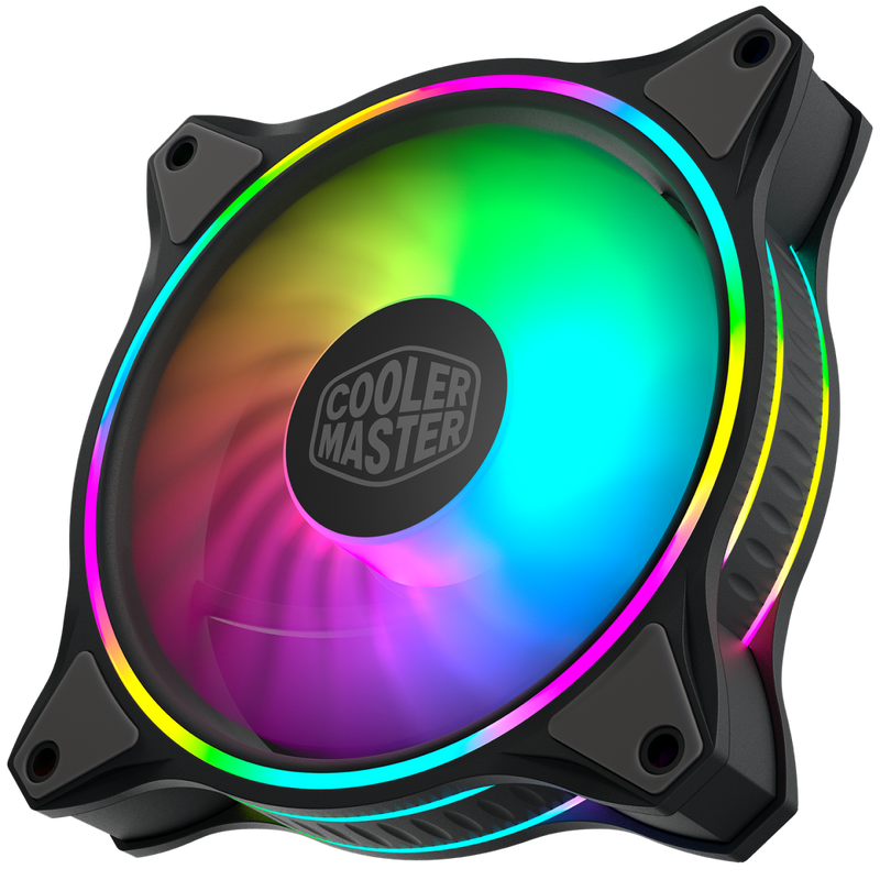 COOLER MASTER MASTERFAN MF120 HALO ARGB CABINET FAN (TRIPLE PACK) - SWIFT PERIPHERALS1086549