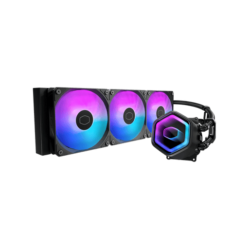 COOLER MASTER MASTERLIQUID 240 CORE II ARGB LIQUID CPU COOLER - BLACK MLW - D24M - A18PA - R1 - SWIFT PERIPHERALS1094524