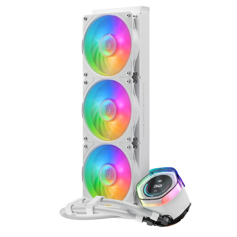 COOLER MASTER MASTERLIQUID 360MM ION ARGB WHITE LIQUID COOLER - SWIFT PERIPHERALS1092945