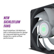 Cooler Master MasterLiquid ML240L 240mm RGB V2 CPU Liquid Cooler with Dual SickleFlow Silent Fan - SWIFT PERIPHERALSMLW-D24M-A18PC-R2