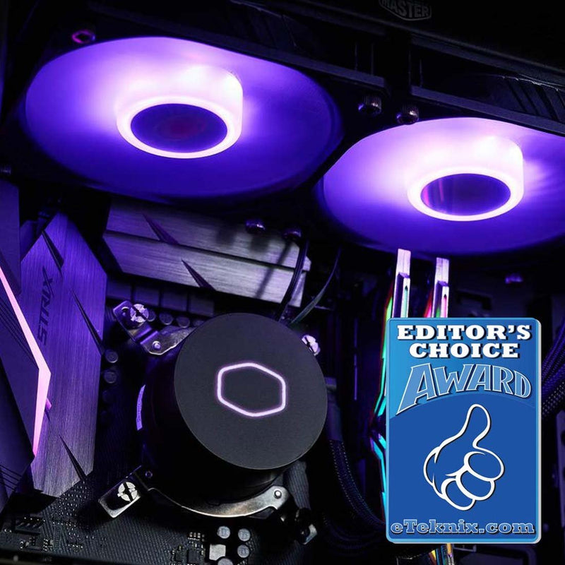Cooler Master MasterLiquid ML240L 240mm RGB V2 CPU Liquid Cooler with Dual SickleFlow Silent Fan - SWIFT PERIPHERALSMLW-D24M-A18PC-R2