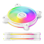 COOLER MASTER MF120 HALO CABINET FAN TRIPLE PACK WHITE - SWIFT PERIPHERALS1086550