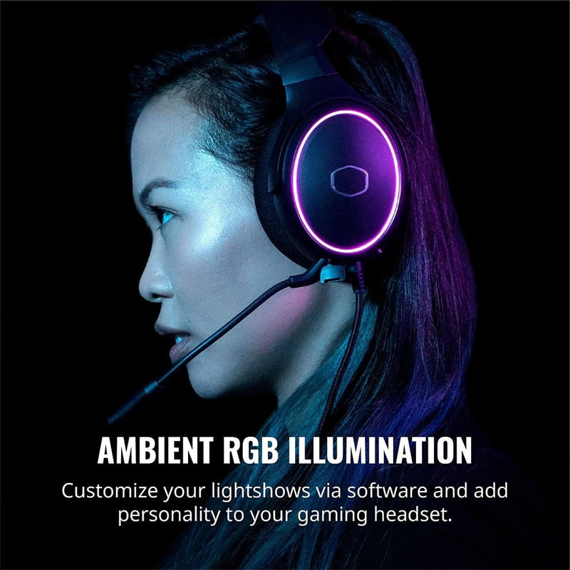 COOLER MASTER MH650 RGB 7.1 VIRTUAL SURROUND SOUND USB GAMING HEADSET - SWIFT PERIPHERALS100195