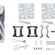COOLER MASTER ML240 CORE 240MM ARGB AIO LIQUID COOLER WHITE - SWIFT PERIPHERALS1086268