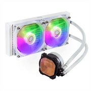 COOLER MASTER ML240 CORE 240MM ARGB AIO LIQUID COOLER WHITE - SWIFT PERIPHERALS1086268