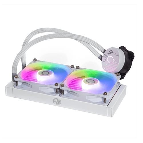 COOLER MASTER ML240 CORE 240MM ARGB AIO LIQUID COOLER WHITE - SWIFT PERIPHERALS1086268