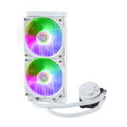COOLER MASTER ML240 CORE 240MM ARGB AIO LIQUID COOLER WHITE - SWIFT PERIPHERALS1086268