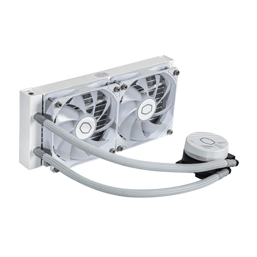 COOLER MASTER ML240 CORE 240MM ARGB AIO LIQUID COOLER WHITE - SWIFT PERIPHERALS1086268