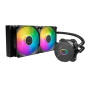 COOLER MASTER ML240L CORE 240MM ARGB AIO LIQUID COOLER BLACK MLW - D24M - A18PZ - R1 - SWIFT PERIPHERALS1085038