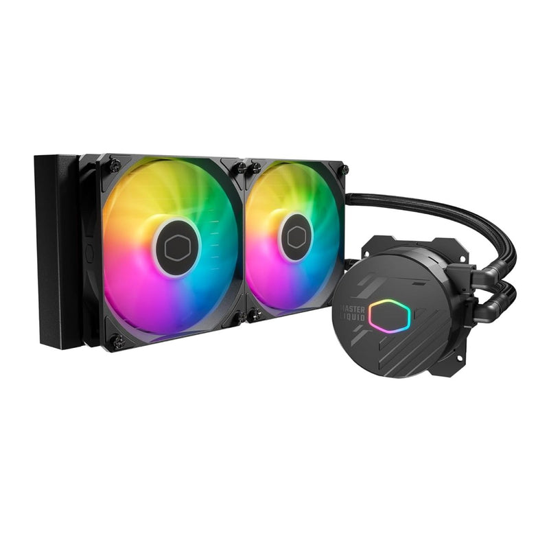 COOLER MASTER ML240L CORE 240MM ARGB AIO LIQUID COOLER BLACK MLW - D24M - A18PZ - R1 - SWIFT PERIPHERALS1085038
