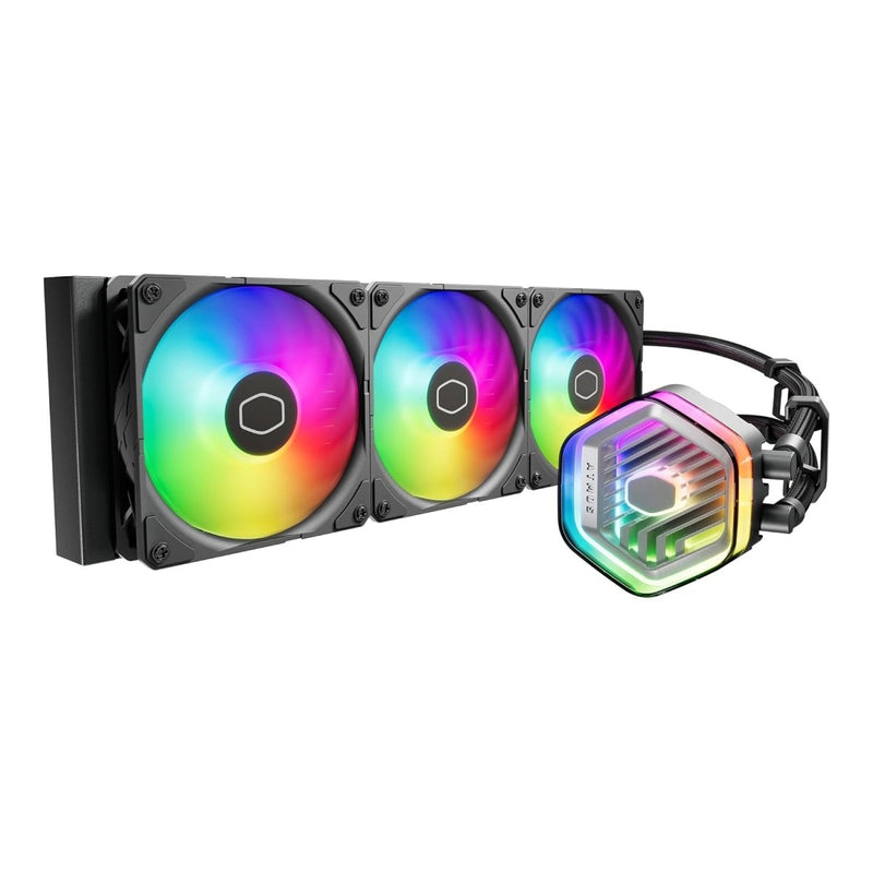 COOLER MASTER ML360 ATMOS 360MM ARGB AIO LIQUID COOLER BLACK - SWIFT PERIPHERALS1088811