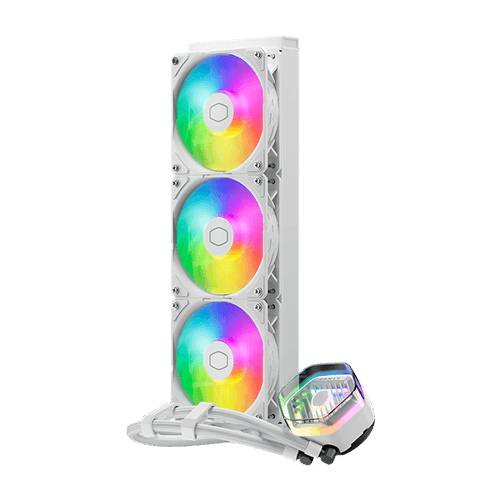 COOLER MASTER ML360 ATMOS 360MM CPU LIQUID COOLER WHITE (MLX - D36M - A25PZ - RW) - SWIFT PERIPHERALS1088436