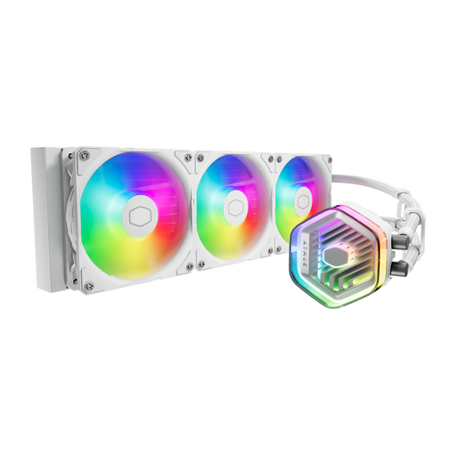 COOLER MASTER ML360 ATMOS 360MM CPU LIQUID COOLER WHITE (MLX - D36M - A25PZ - RW) - SWIFT PERIPHERALS1088436
