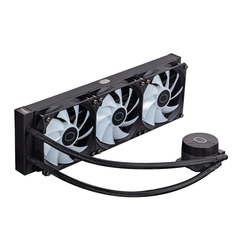 COOLER MASTER ML360L CORE 360MM ARGB AIO LIQUID COOLER BLACK - SWIFT PERIPHERALS1085037