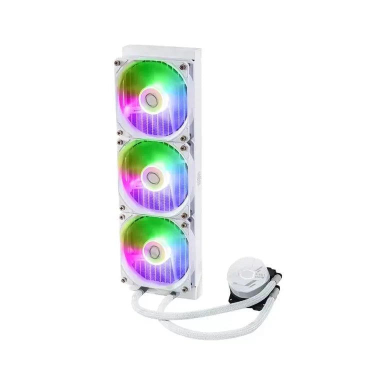 COOLER MASTER ML360L CORE 360MM ARGB AIO LIQUID COOLER WHITE - SWIFT PERIPHERALS1085665
