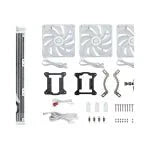 COOLER MASTER ML360L CORE 360MM ARGB AIO LIQUID COOLER WHITE - SWIFT PERIPHERALS1085665