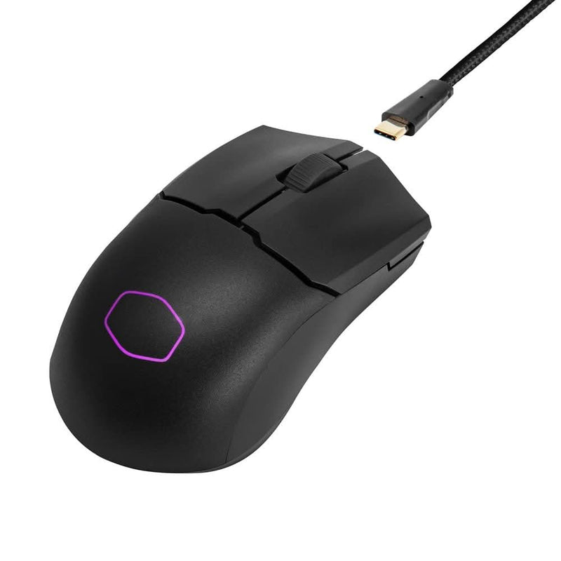 COOLER MASTER MM712 WIRELESS GAMING MOUSE (BLACK) - SWIFT PERIPHERALS1092225
