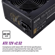 Cooler Master MWE 450W Bronze V2 Non - Modular 80 Plus SMPS Power Supply - SWIFT PERIPHERALSMPE-4501-ACABW-BIN