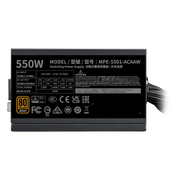 COOLER MASTER MWE 550 V3 ATX 3.1 80 PLUS BRONZE SMPS - SWIFT PERIPHERALS1090619